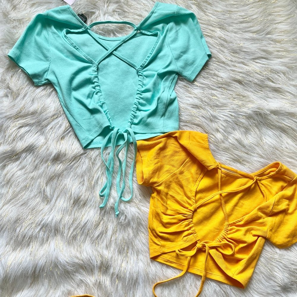 Open Back Crop Top Bundle